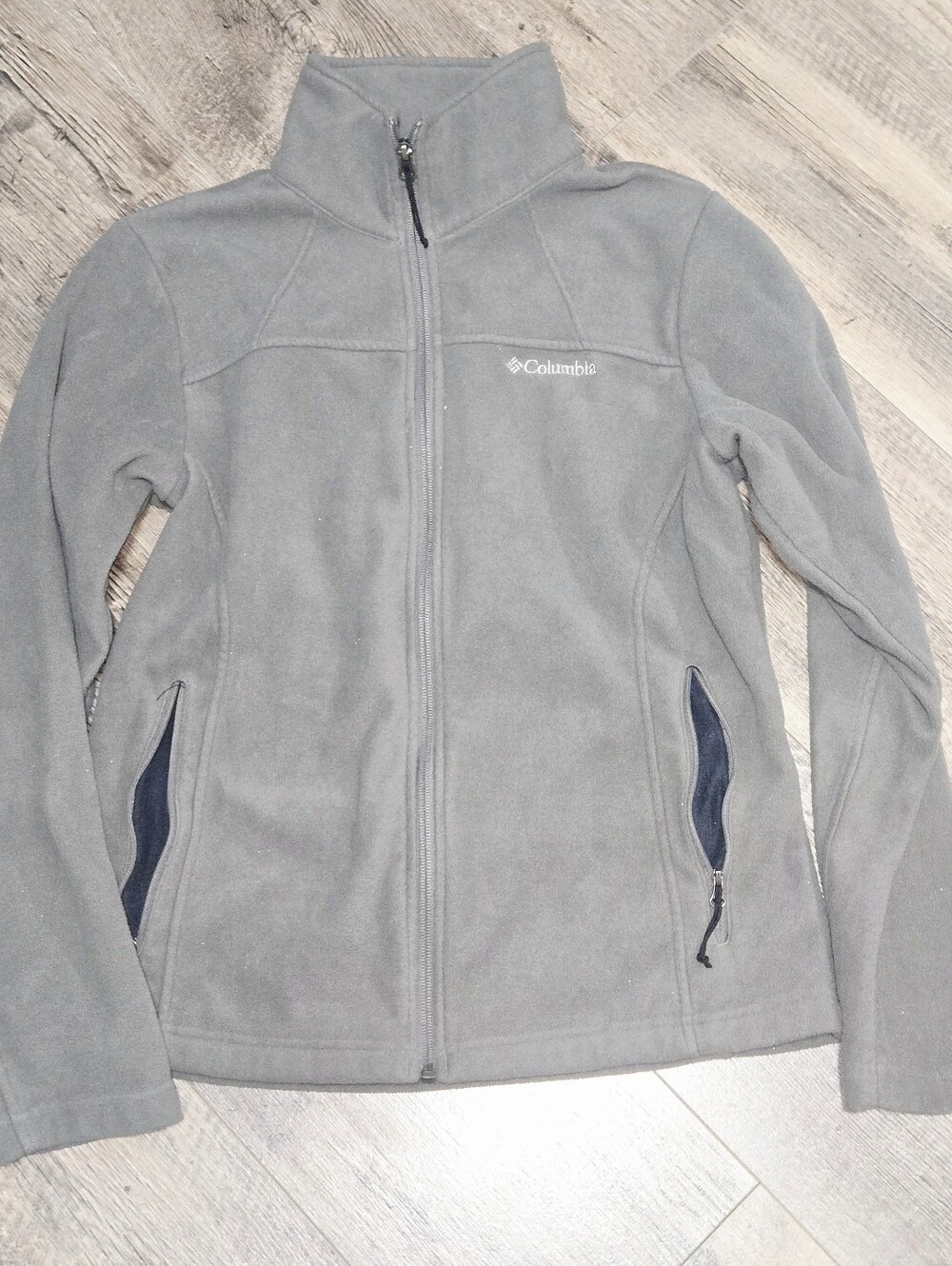 Columbia Women's Gray Full-Zip Fleece Jacket